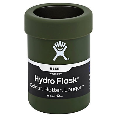 slide 1 of 1, Hydro Flask Cooler Cup Olive, 12 oz