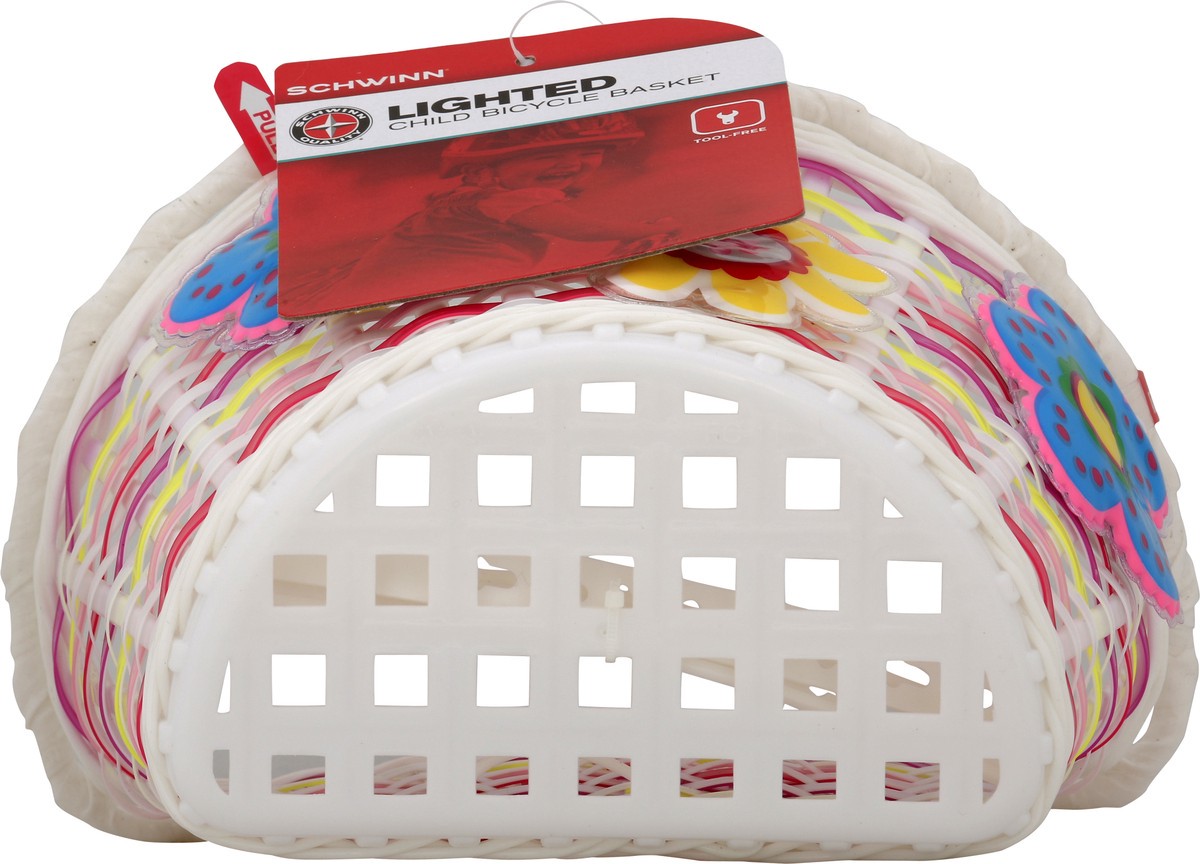 slide 8 of 9, Schwinn Lighted Basket, 1 ct