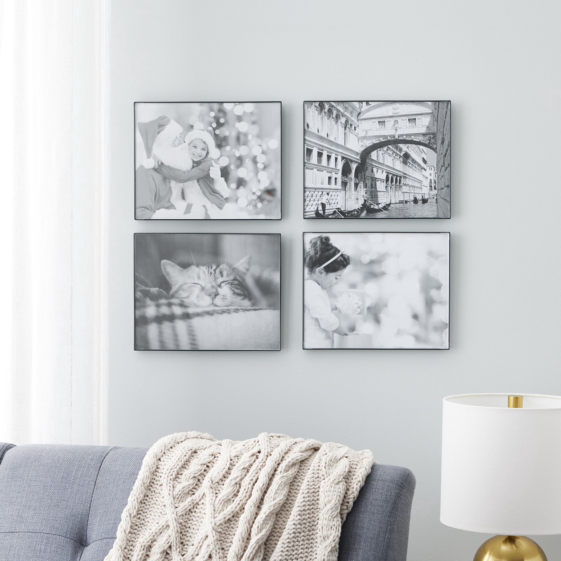 slide 3 of 3, 4 Pack Basics 8" X 10" Black Frames By Studio Decor, 8 in x 10 in