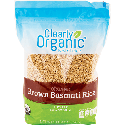 slide 1 of 1, Clearly Organic Brown Basmati Rice, 32 oz