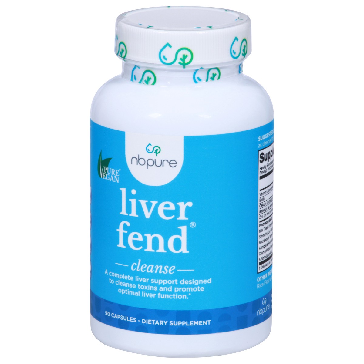 slide 3 of 10, NB Pure Cleanse Liver Fend 90 Capsules, 90 ct