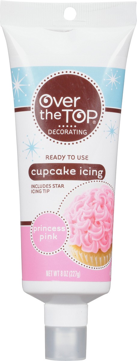slide 6 of 17, Over The Top Decorating Princess Pink Cupcake Icing 8 oz, 8 oz