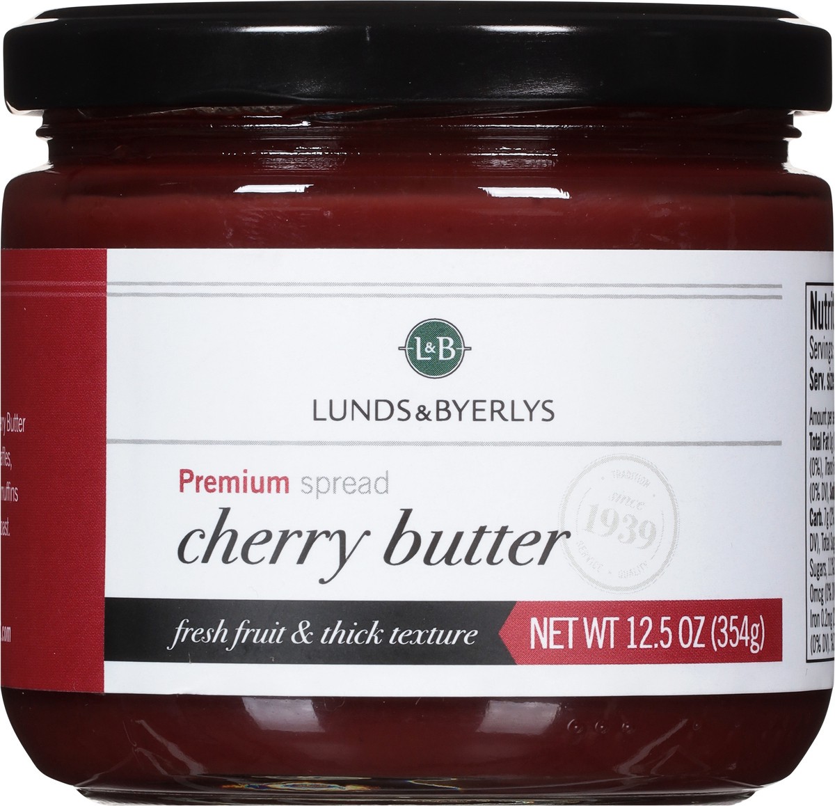 slide 2 of 9, Lunds & Byerlys Cherry Butter Premium Spread 12.5 oz, 12.5 oz