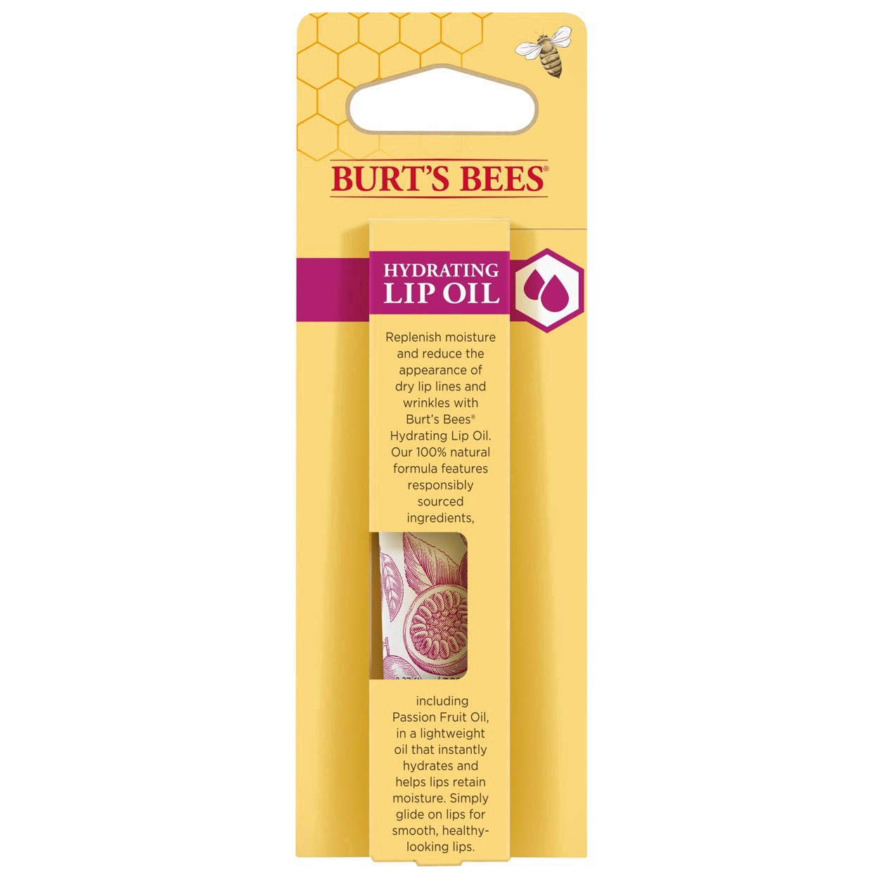 slide 25 of 36, Burt's Bees Hydrating Lip Oil With Passion Fruit Oil - 0.27 Ounce, 0.27 fl oz