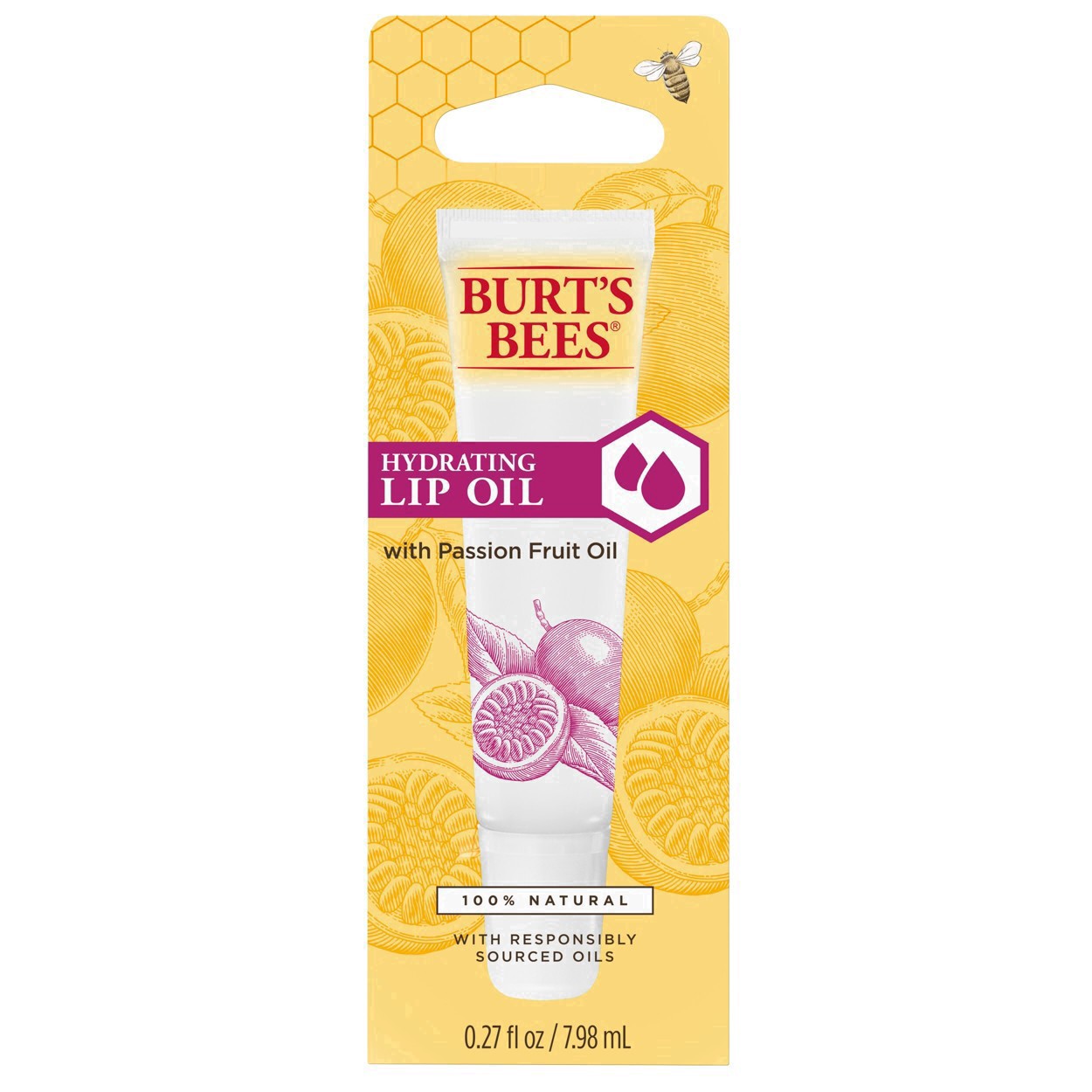 slide 32 of 36, Burt's Bees Hydrating Lip Oil With Passion Fruit Oil - 0.27 Ounce, 0.27 fl oz