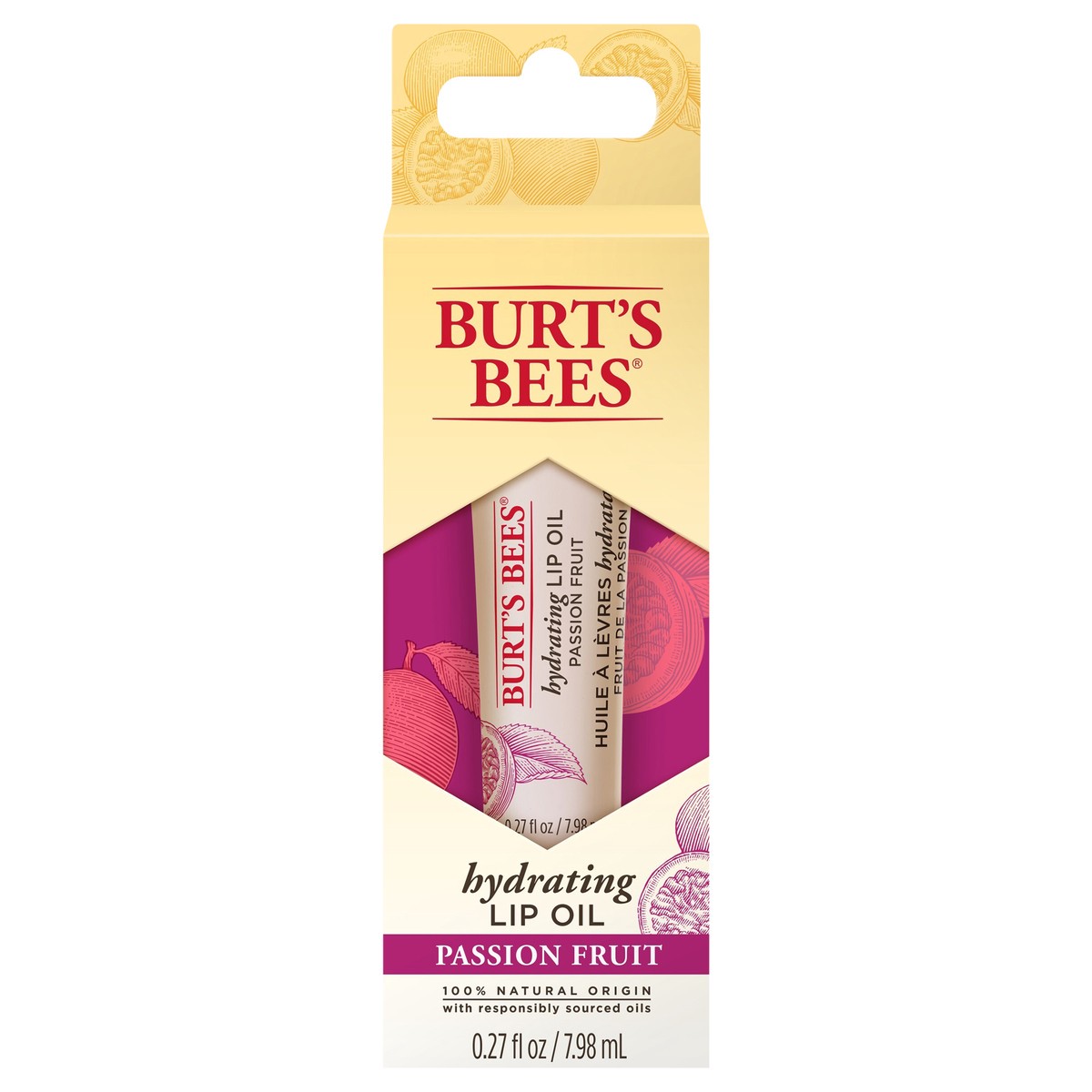 slide 1 of 36, Burt's Bees Hydrating Lip Oil With Passion Fruit Oil - 0.27 Ounce, 0.27 fl oz