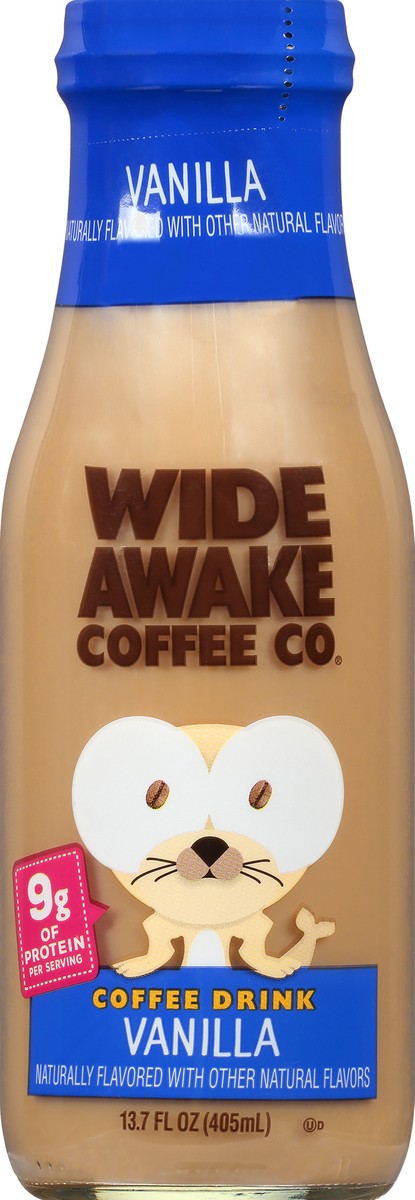 slide 4 of 11, Wide Awake Coffee Co. Coffee Drink, Vanilla - 13.7 oz, 13.7 oz