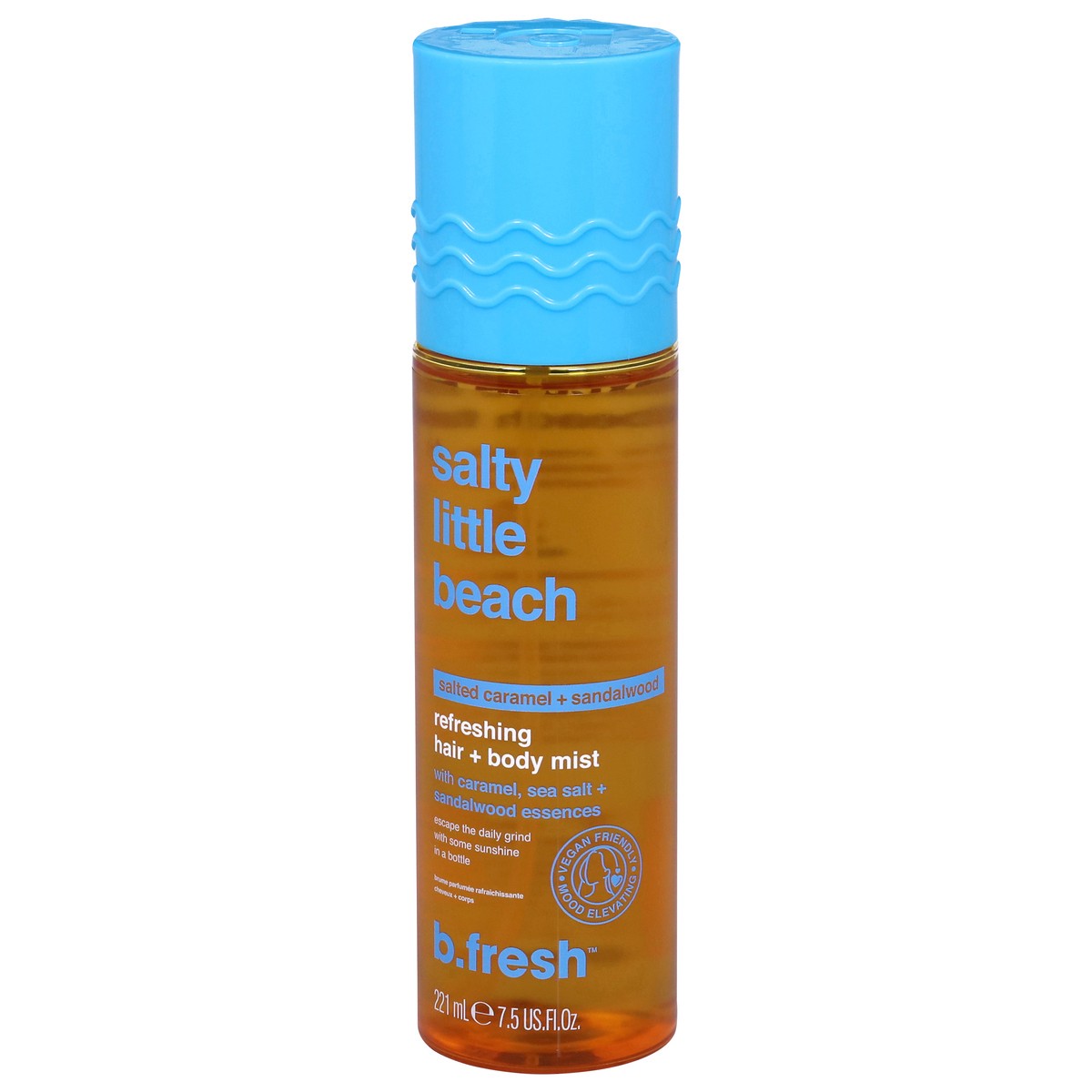 slide 1 of 14, B. Fresh Salty Little Beach Refreshing Salted Caramel + Sandalwood Hair + Body Mist 7.5 fl oz, 7.5 fl oz
