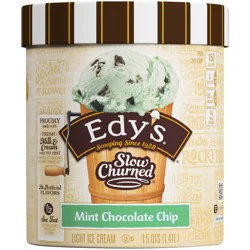 Edy''s Mint Chocolate Chip Light Ice Cream