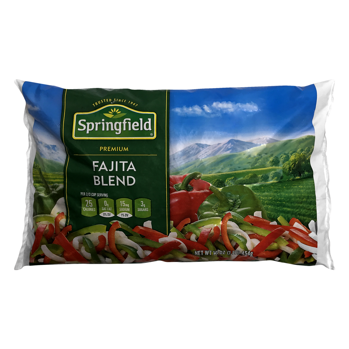 slide 1 of 1, Springfield Fajita Blend Vegetables (Frozen), 16 oz