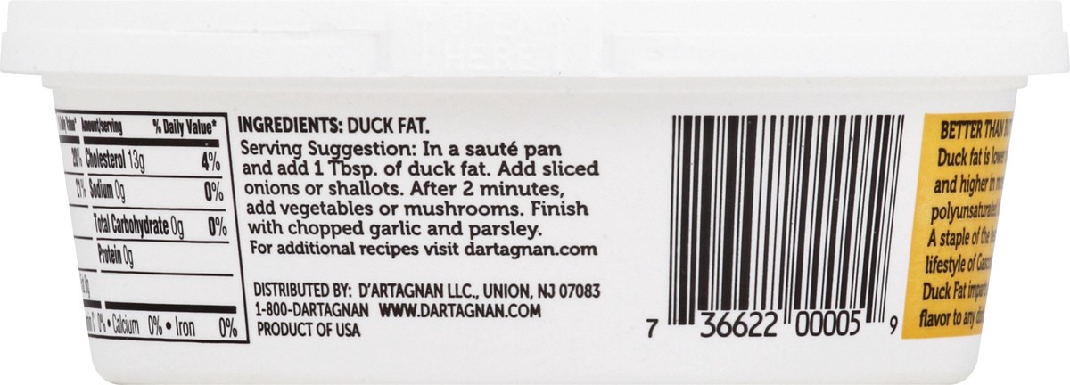 slide 5 of 9, D'Artagnan Duck Fat, Rendered, 7 oz