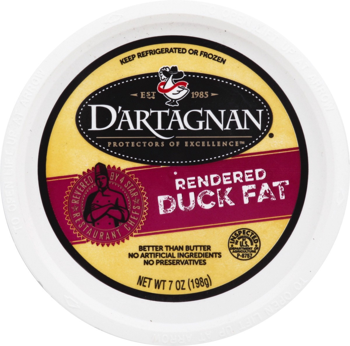 slide 9 of 9, D'Artagnan Duck Fat, Rendered, 7 oz