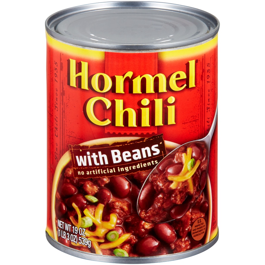 slide 1 of 6, Hormel Chili with Beans, 19 oz