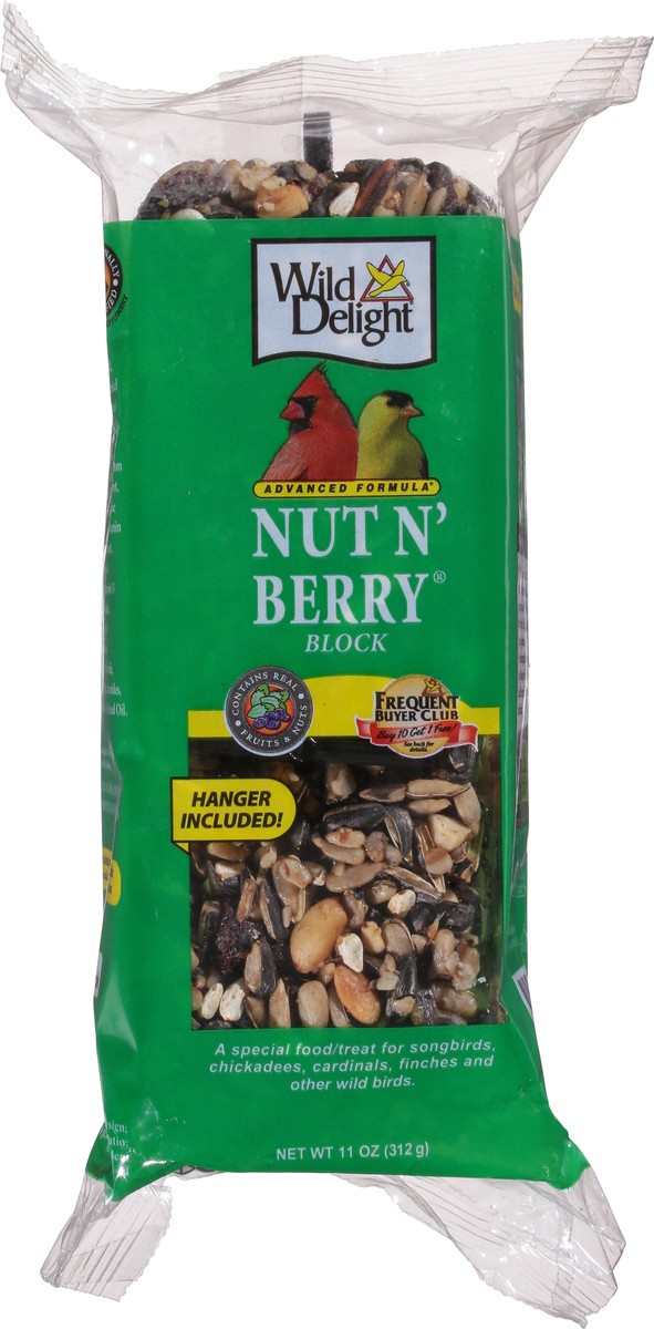 slide 10 of 15, Wild Delight Advanced Formula Nut N' Berry Block 11 oz, 11 oz
