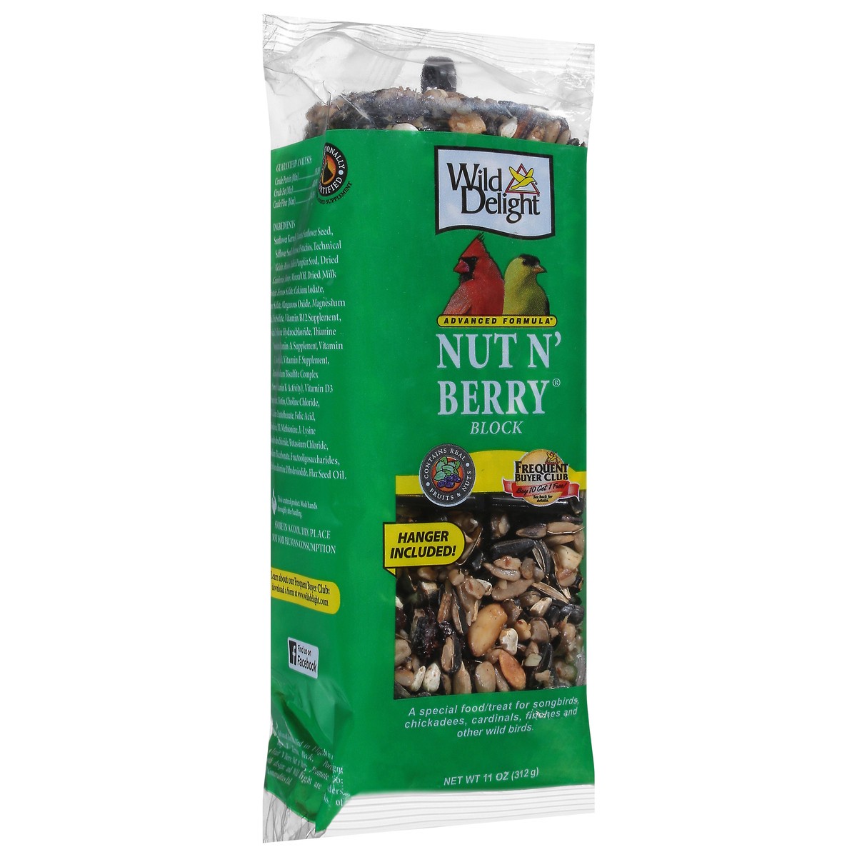 slide 3 of 15, Wild Delight Advanced Formula Nut N' Berry Block 11 oz, 11 oz