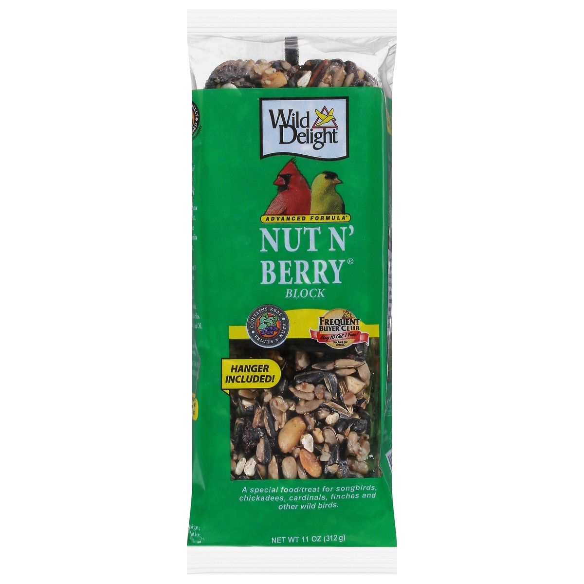 slide 1 of 15, Wild Delight Advanced Formula Nut N' Berry Block 11 oz, 11 oz
