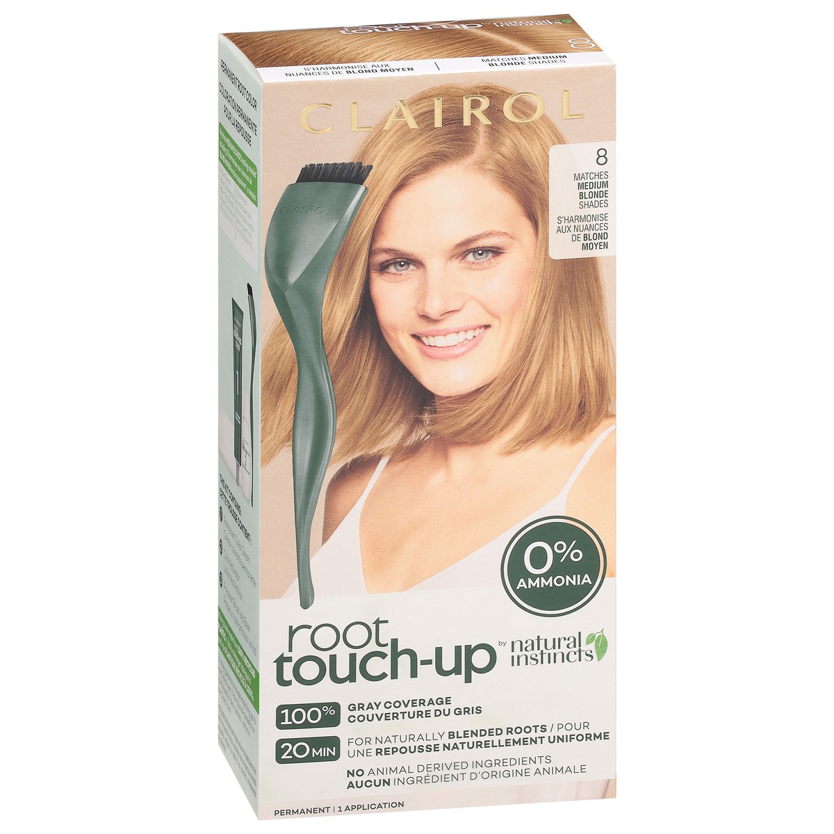 slide 7 of 9, Root Touch-Up by Natural Instincts Medium Blonde 8, 1 ct