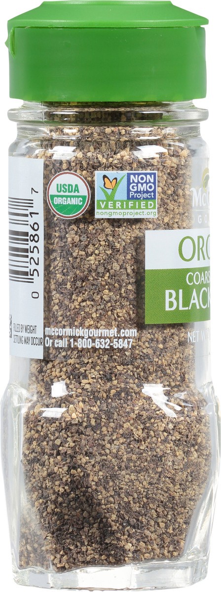 slide 5 of 7, McCormick Gourmet Organic Coarse Ground Black Pepper, 1.62 oz, 1.62 oz