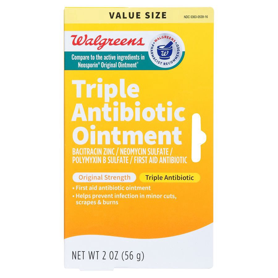 slide 3 of 5, Walgreens Triple Antibiotic Ointment, 2 oz