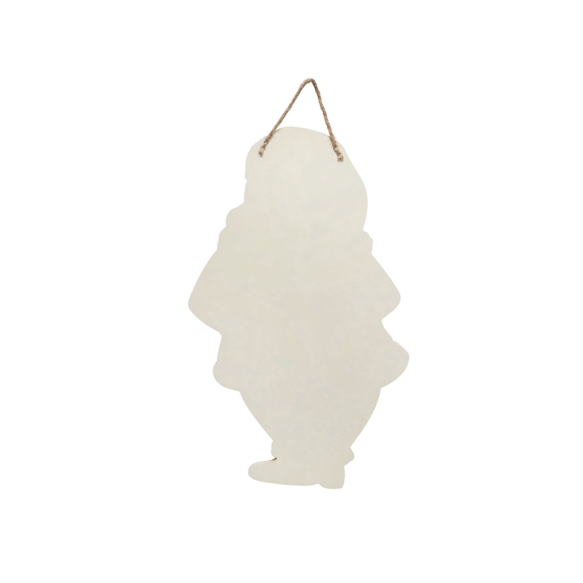 slide 2 of 2, 10" Santa Claus Diy Wood Decor By Make Market, 10 in