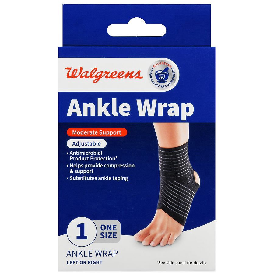 slide 3 of 5, Walgreens Latex Free Adjustable Ankle Support, 1 ct