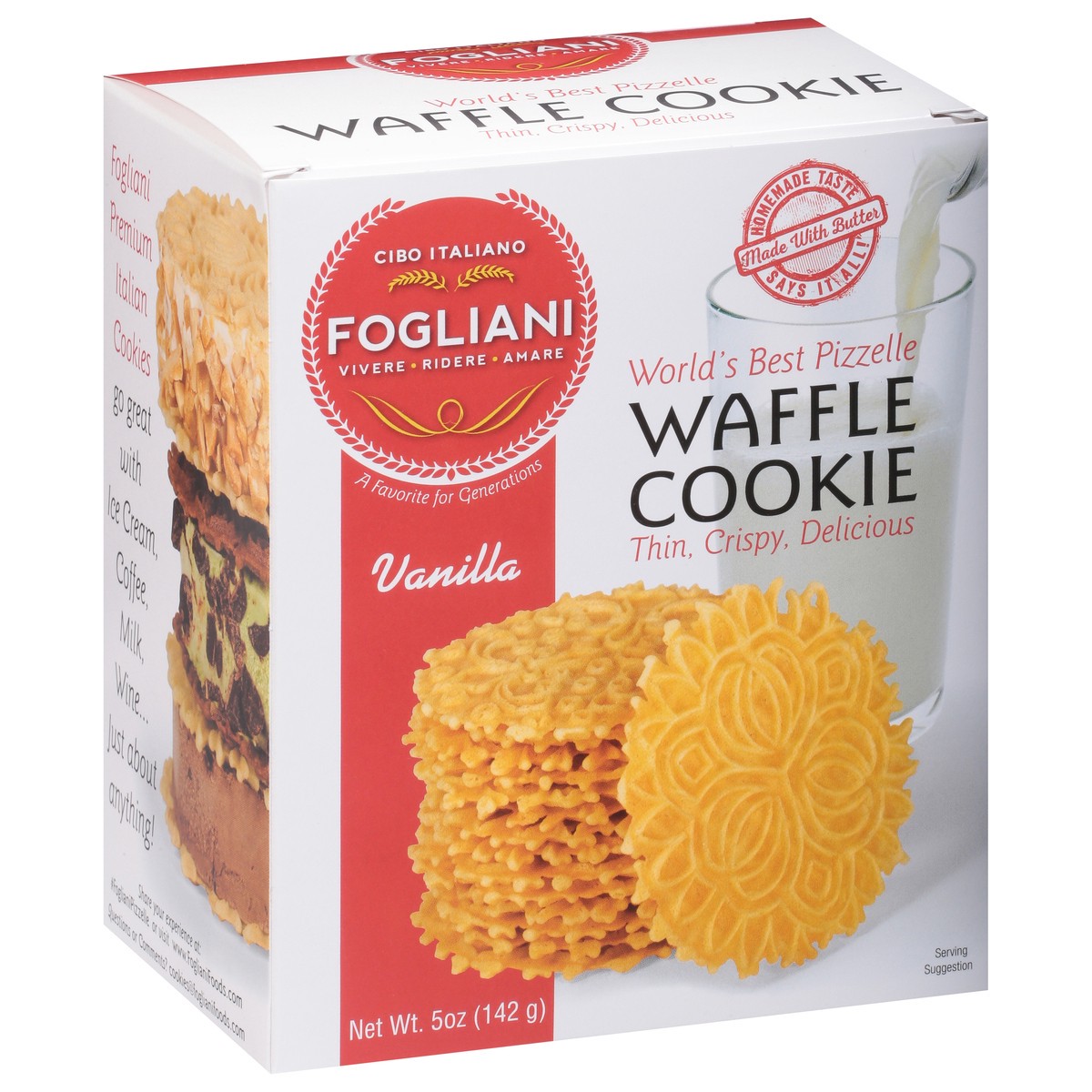 slide 4 of 9, Fogliani Foods Van Pizzelle, 5 oz