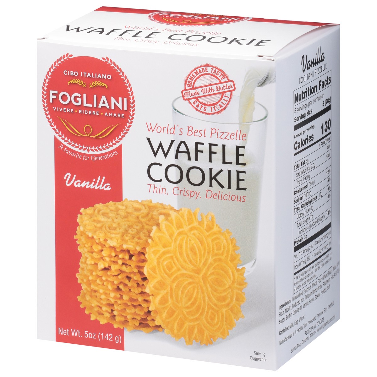 slide 7 of 9, Fogliani Foods Van Pizzelle, 5 oz