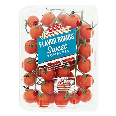 slide 1 of 1, H-E-B Select Ingredients Flavor Bomb Sweet Tomatoes, 14 oz
