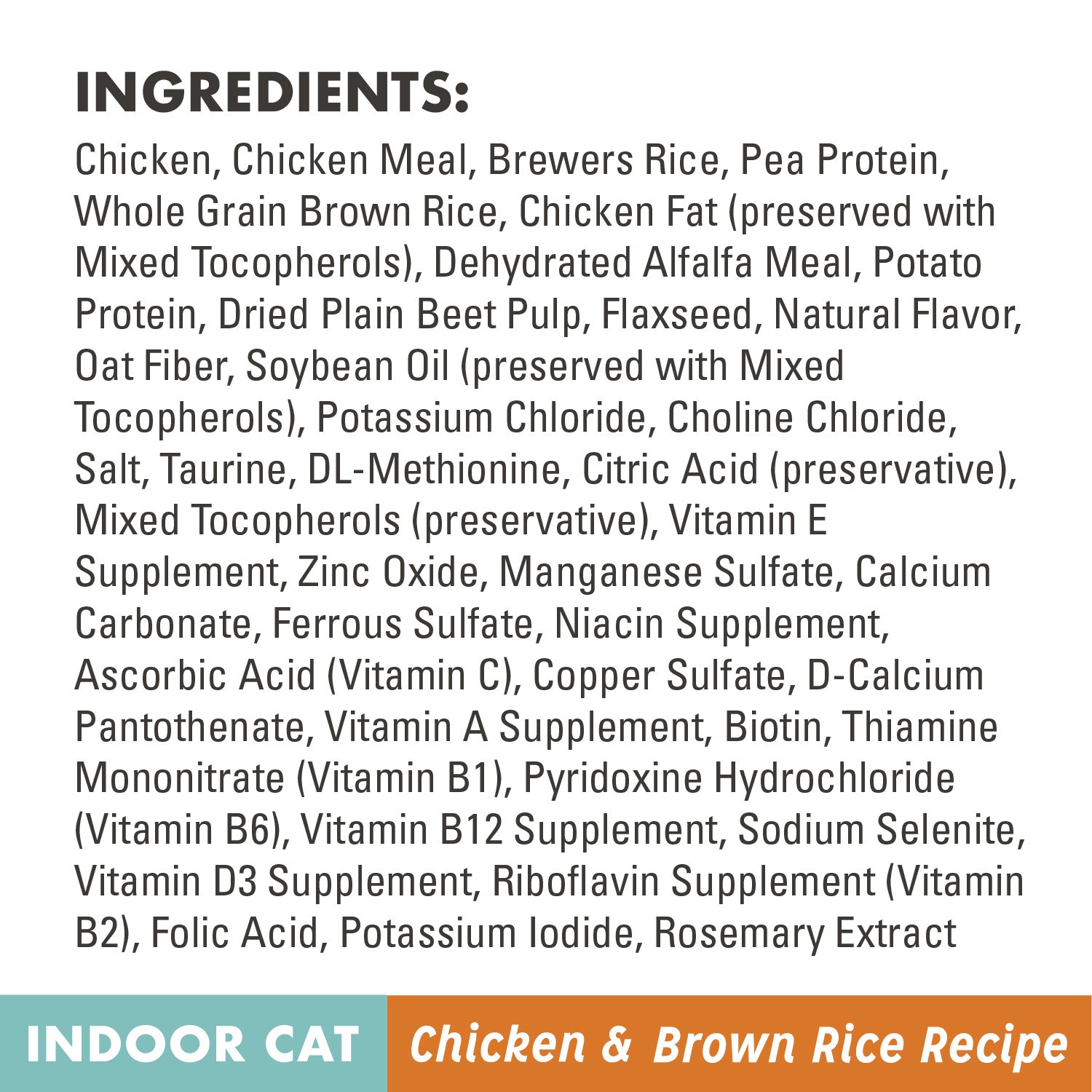 slide 5 of 6, Nutro Wholesome Essentials Natural Dry Cat Food, Indoor Cat Adult Chicken and Brown Rice Recipe, 14 lb