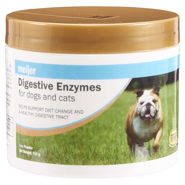 slide 1 of 1, Meijer Dog Digestive Enzymes + Probiotic Powder, 4 oz