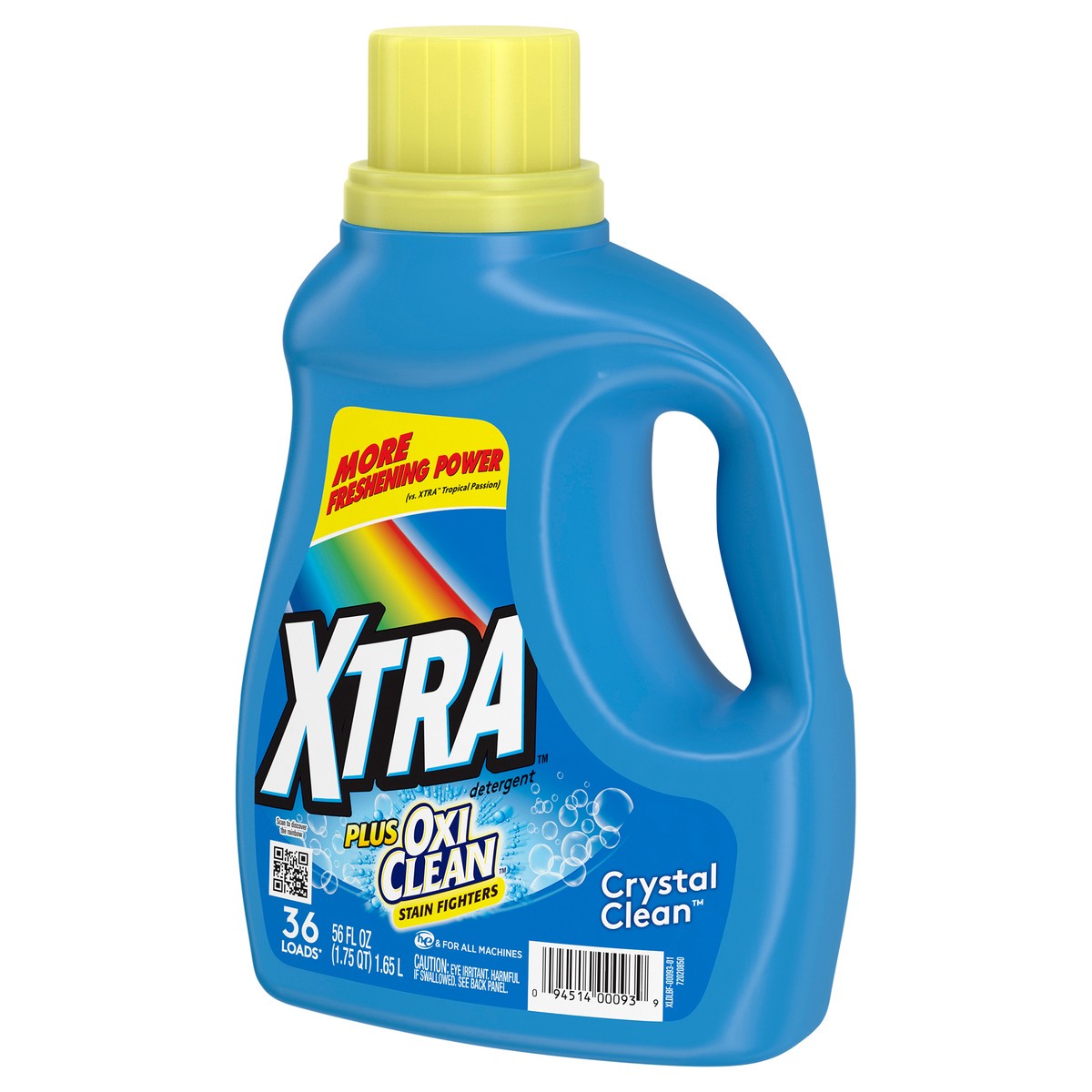 slide 3 of 9, Xtra Plus Oxi-Clean Crystal Clear Liquid Laundry Detergent, 56 fl oz