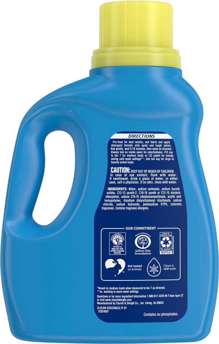 slide 5 of 9, Xtra Plus Oxi-Clean Crystal Clear Liquid Laundry Detergent, 56 fl oz