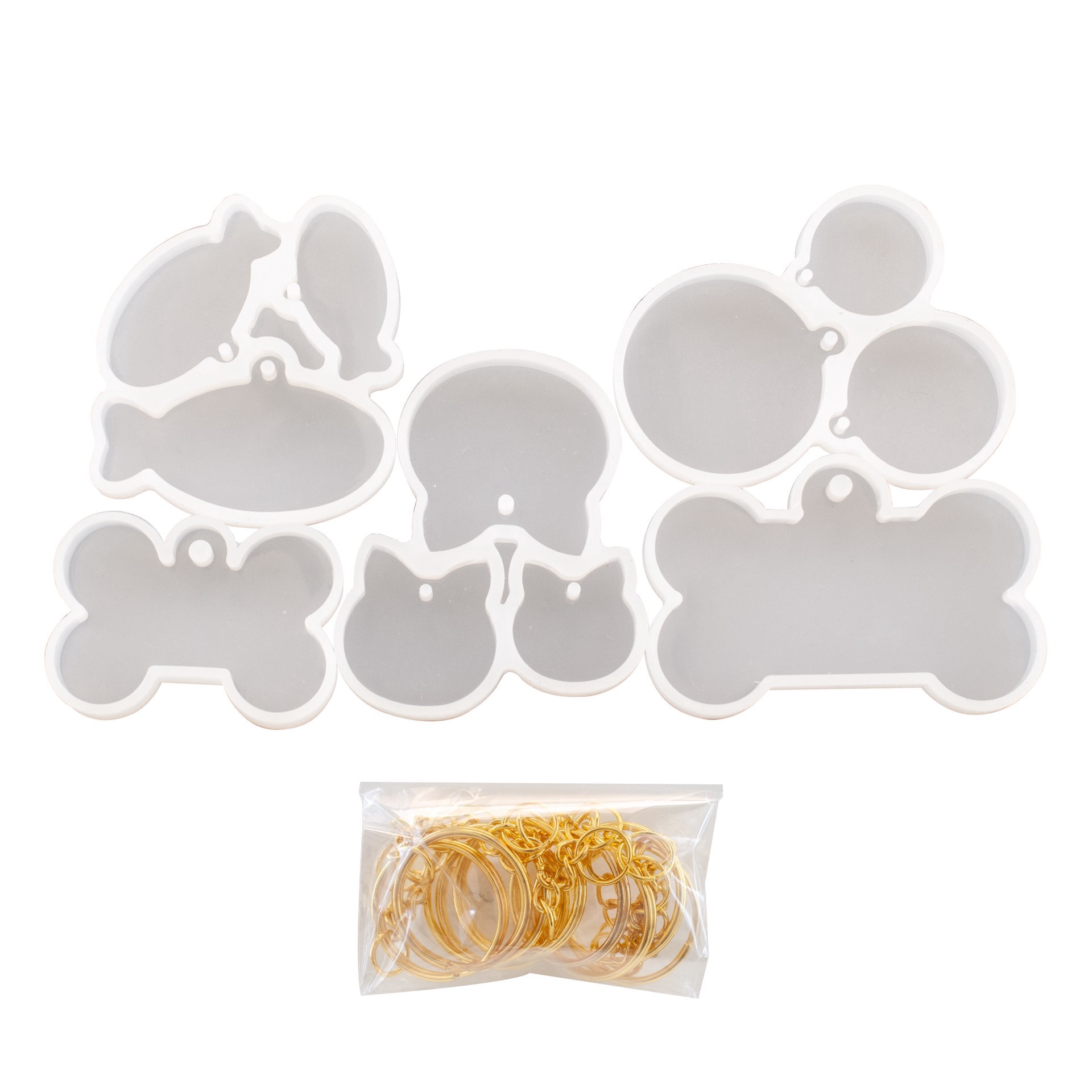 slide 3 of 4, Pet Tag Silicone Mold Set By Craft Smart, 2.44 in x 1.97 in x 0.28 in