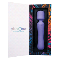slide 6 of 25, plusOne Vibrating Wand 1 ea, 1 ct