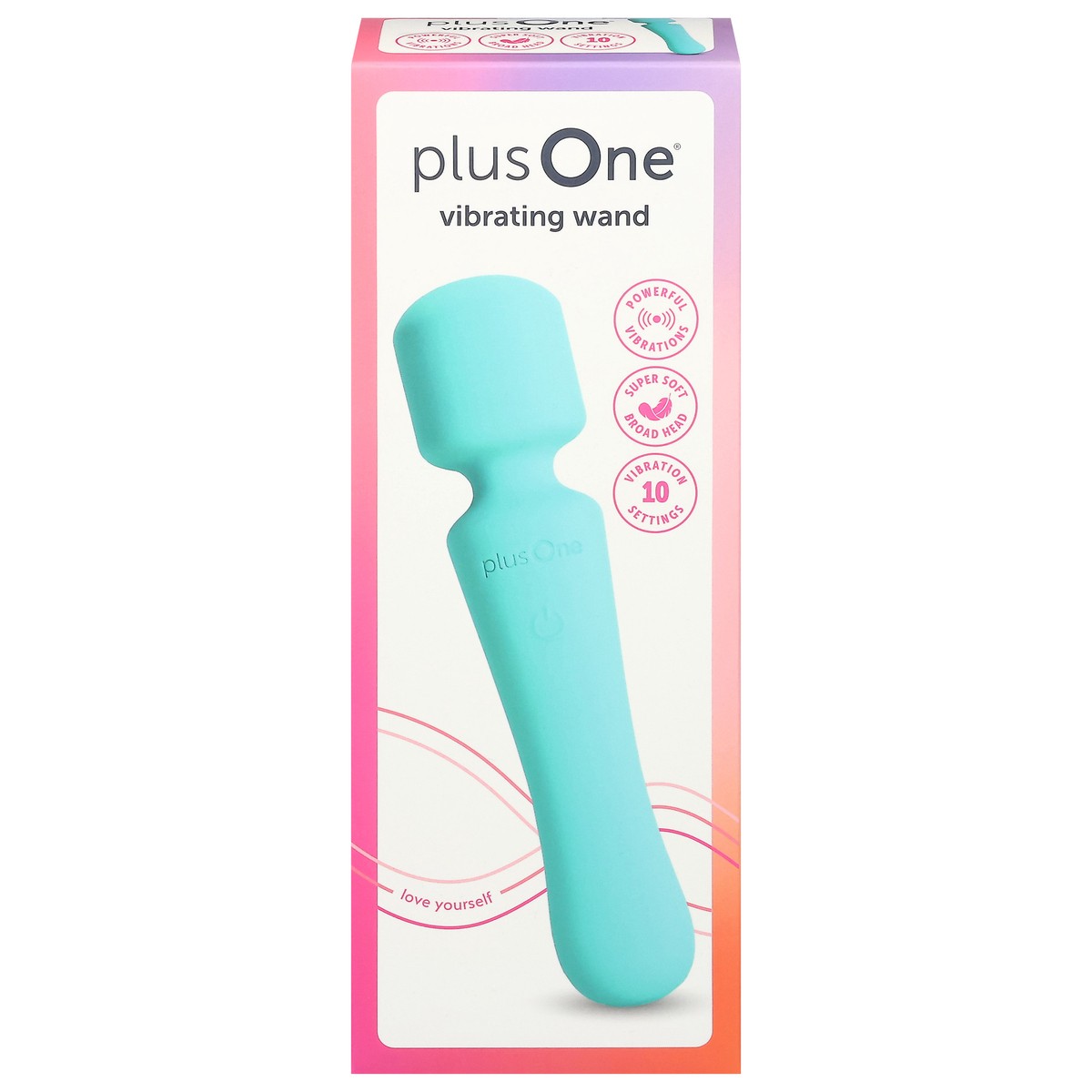 slide 1 of 25, plusOne Vibrating Wand 1 ea, 1 ct