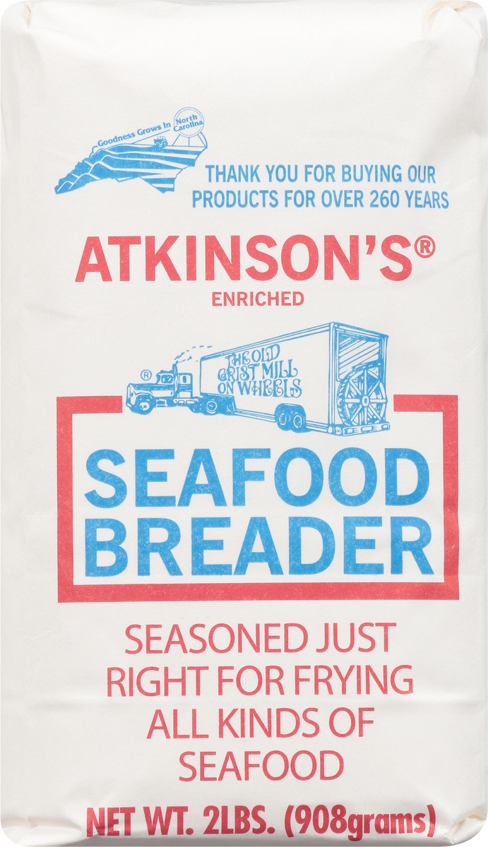 slide 2 of 13, Atkinson's Enriched Seafood Breader - 2 lb, 2 lb
