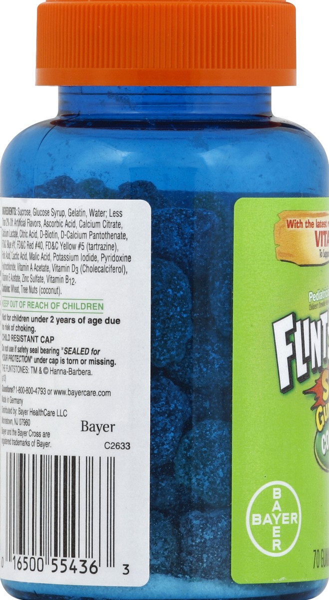 slide 2 of 4, Flintstones Sour Gummies Complete Vitamins, 70 ct