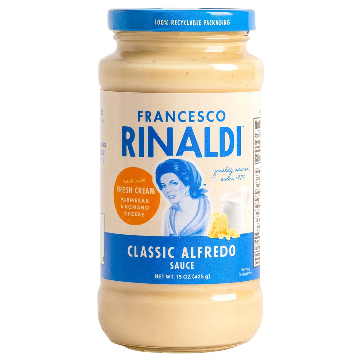 slide 1 of 1, Francesco Rinaldi Classic Alfredo Sauce 15 oz, 15 oz