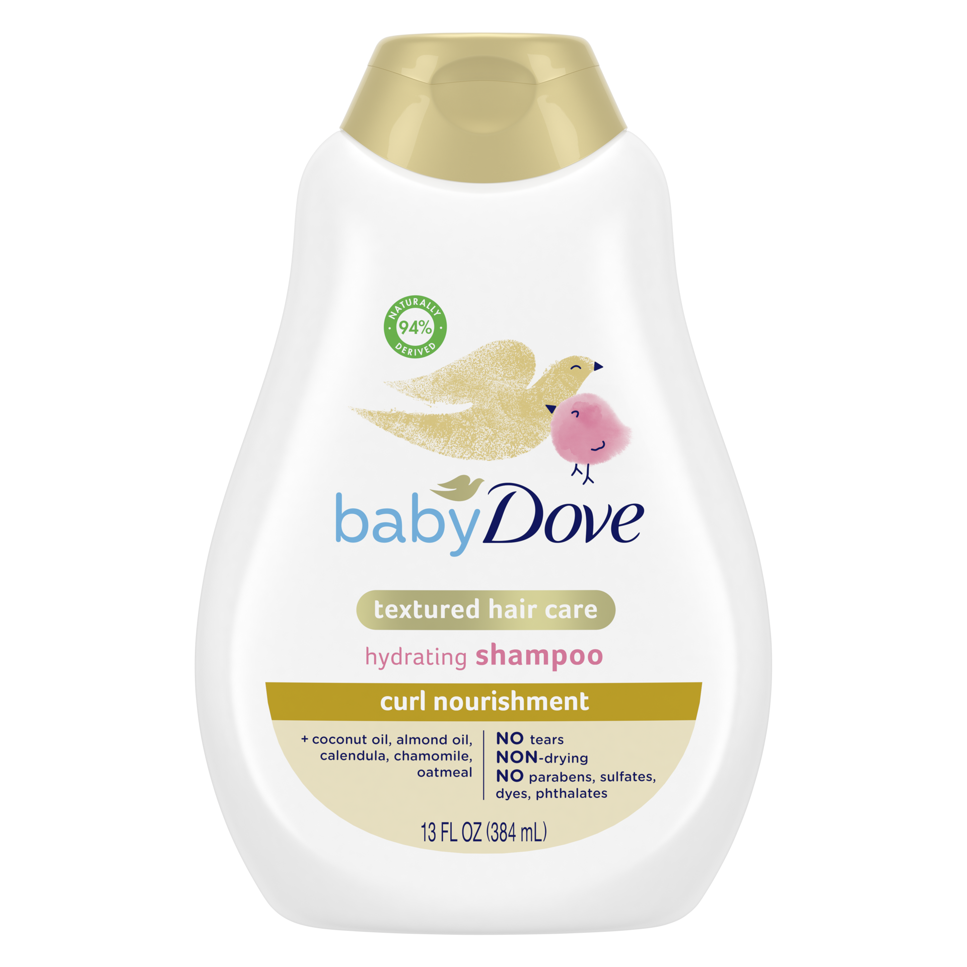 slide 2 of 4, Baby Dove Textured Hair Care Baby Shampoo Curl Nourishment, 13 oz, 13 fl oz