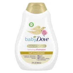 Baby Dove Textured Hair Care Baby Shampoo Curl Nourishment, 13 oz