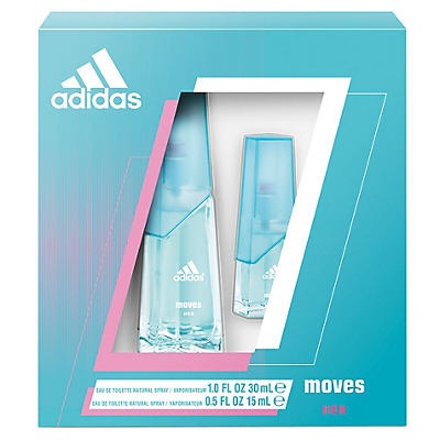 slide 1 of 1, Adidas Moves For Her Fragrance Gift Set, 2 ct