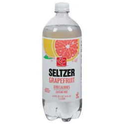 Harris Teeter Grapeffruit Seltzer - 33.8 oz