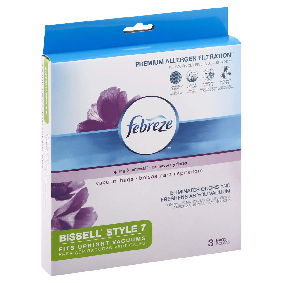 slide 10 of 10, Febreze Bissell Style 7 Spring & Renewal Vacuum Bags 3 ea, 3 ct