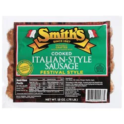 Smith's Cooked Festival Style Italian-Style Sausage 12 oz