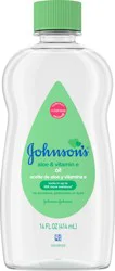 Johnson's Aloe & Vitamin E Baby Oil 14 oz
