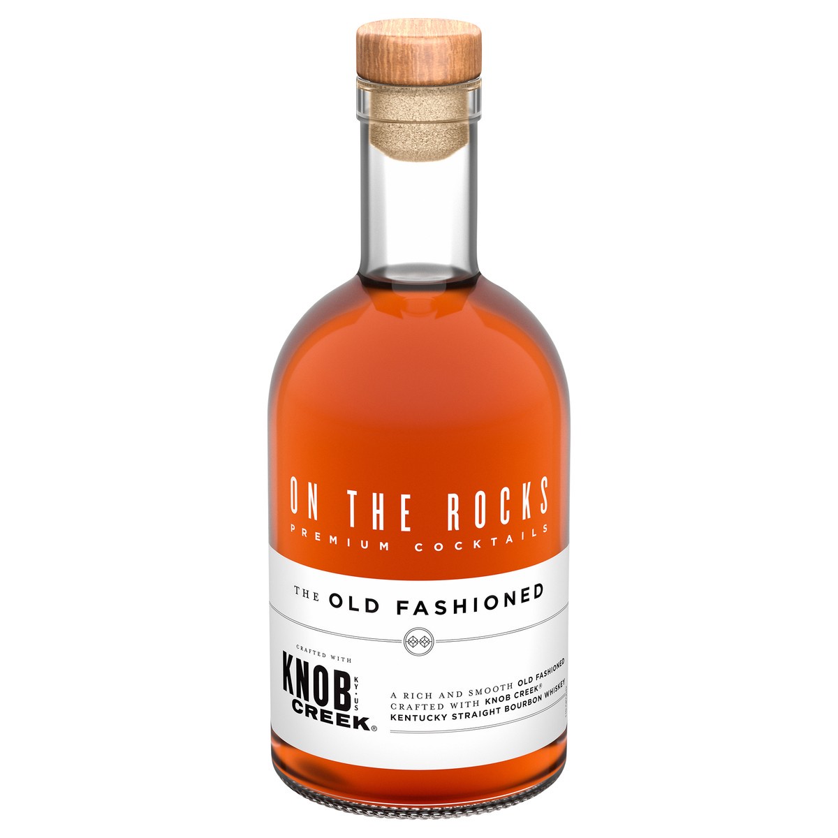 slide 1 of 13, On The Rocks Knob Creek Old Fashioned Ready to Drink Cocktail 375 ml, 375 ml