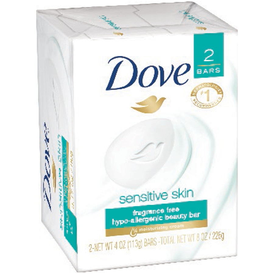 Dove Sensitive Skin Beauty Bar 2 Ct 425 Oz Shipt 3914