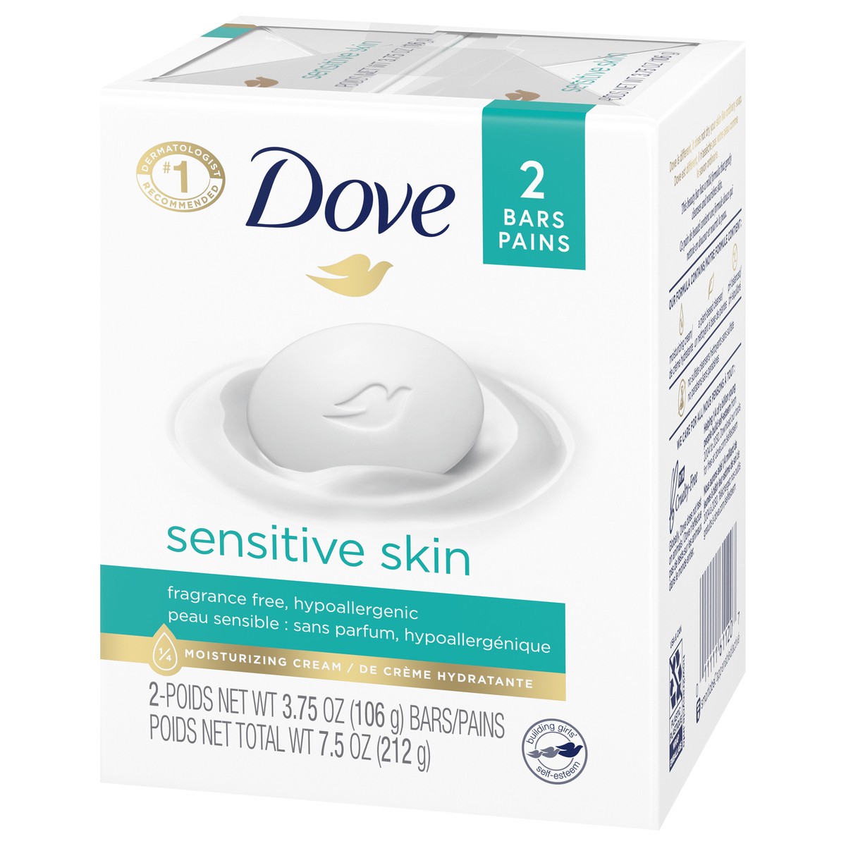 slide 5 of 7, Dove Bc Sensitive Skin Beauty Bar, 2 ct