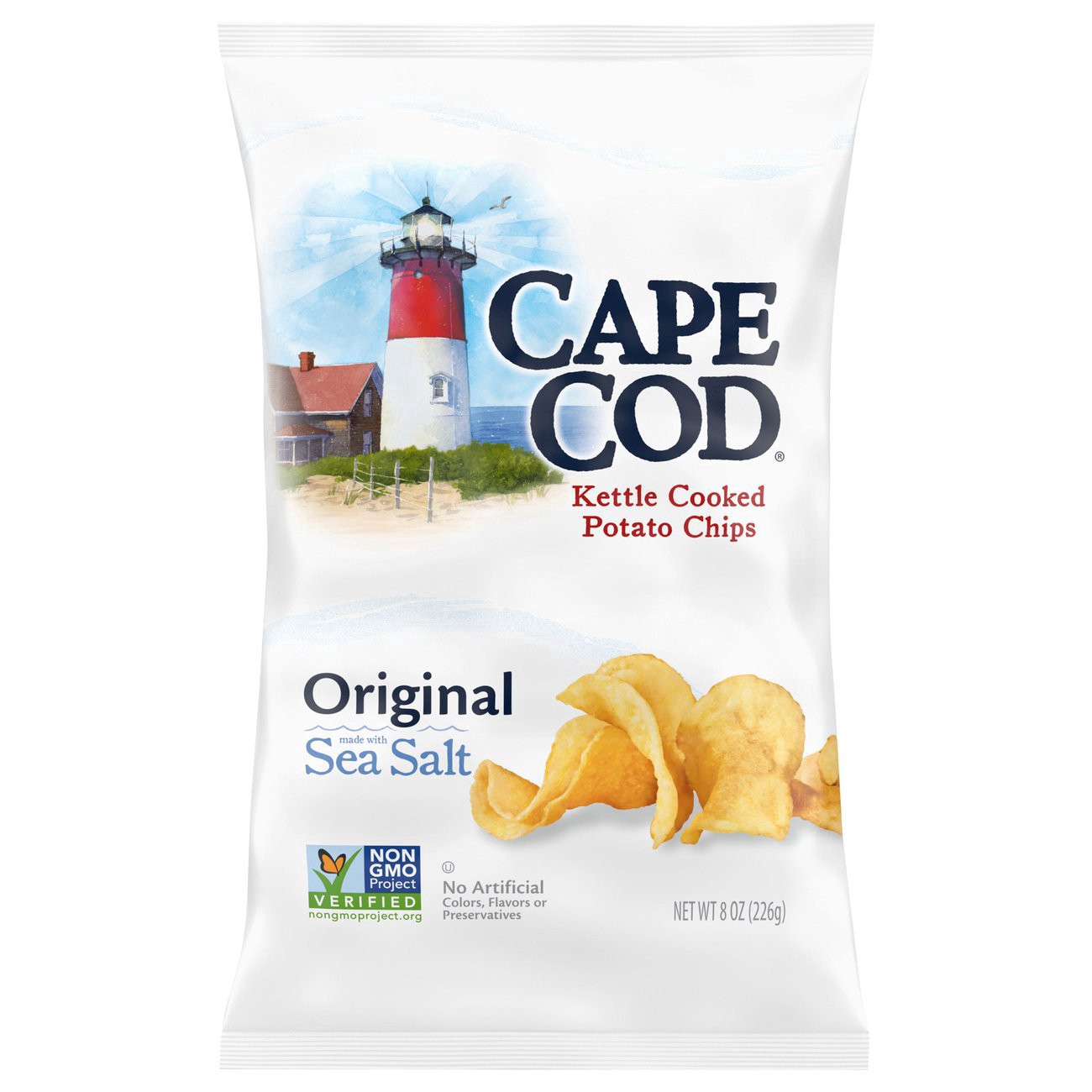 slide 1 of 2, Cape Cod Original Chips, 8.000 oz
