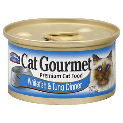 slide 1 of 1, Hill Country Fare Cat Gourmet Premium Cat Food Whitefish and Tuna Dinner, 3 oz